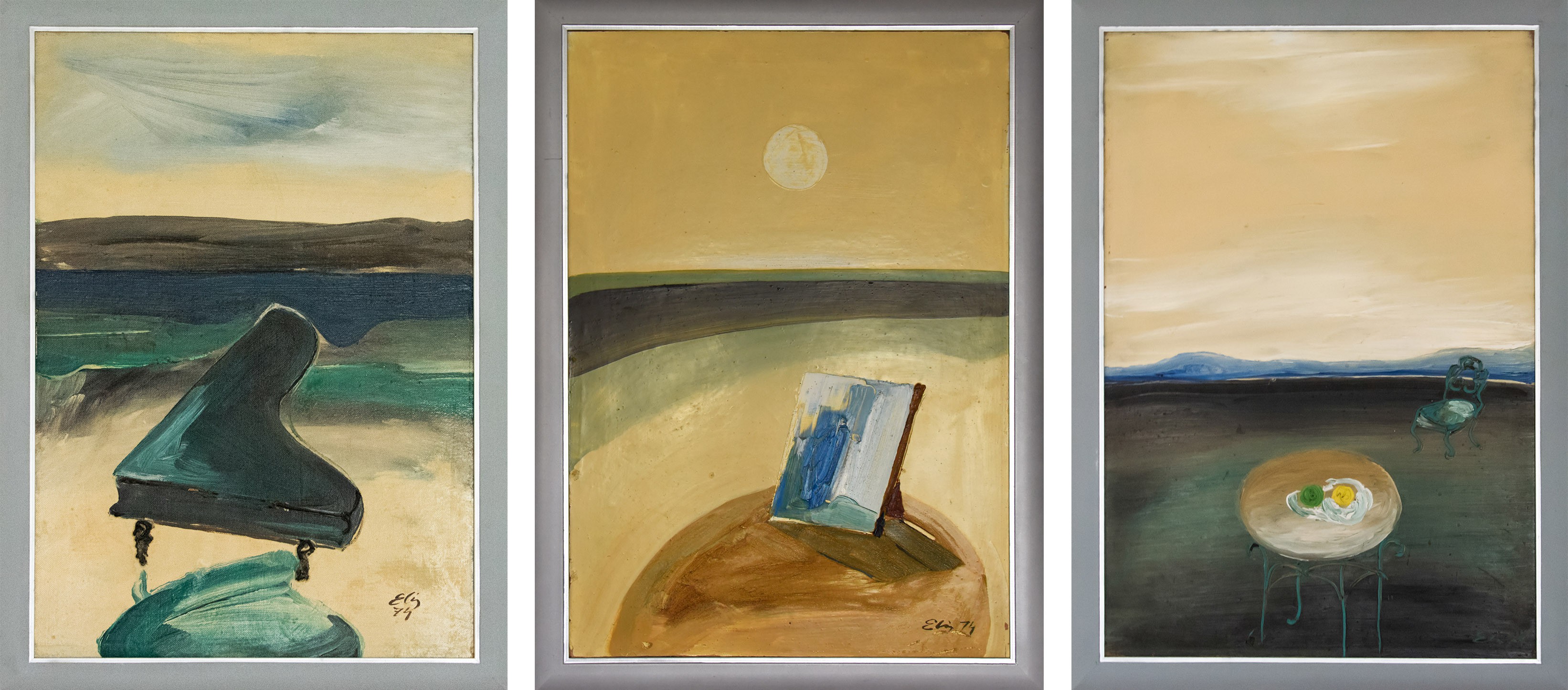 Aloyzas Smilingis, Triptych (Triptyque) Aloyzas Smilingis, Triptych (Triptyque)