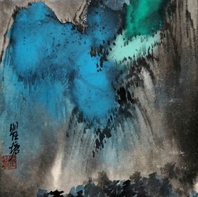 Gemälde, Paysage chinois 2, Qutang