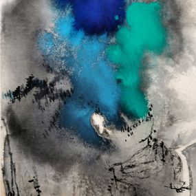 Gemälde, Paysage chinois 9, Qutang