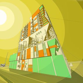 Lucio Forte, Futuristic Building Lucio Forte, Futuristic Building