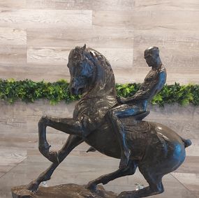 Escultura, Cavalier II Bronze, Christophe Charbonnel