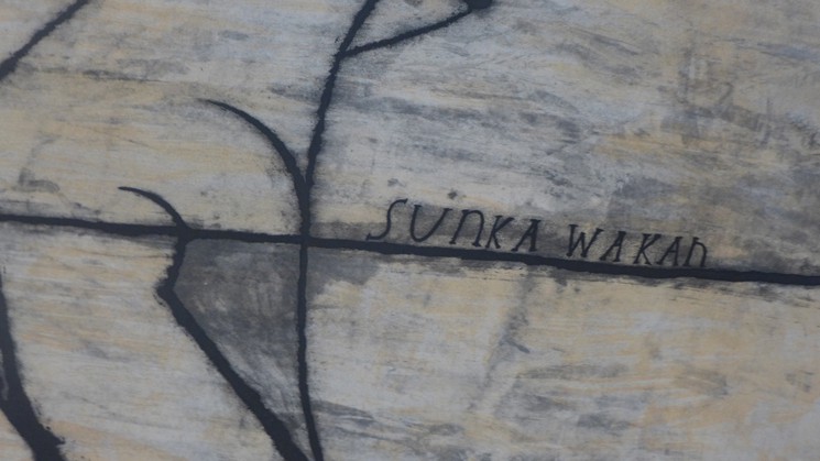 José Bedia, Sunka Wakan, Print on handmade paper
