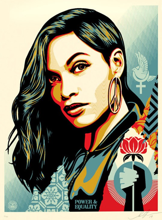 Shepard Fairey (Obey), Power and Equality / Flower Shepard Fairey (Obey), Power and Equality / Flower