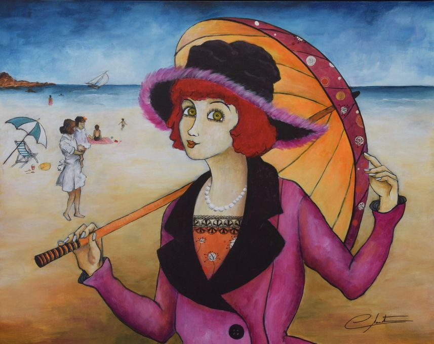 Véronique Clanet, Promenade sur la Plage Véronique Clanet, Promenade sur la Plage