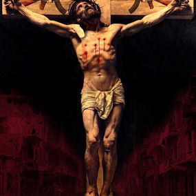 A New Crucifixion ( Anti War and Racism Art )