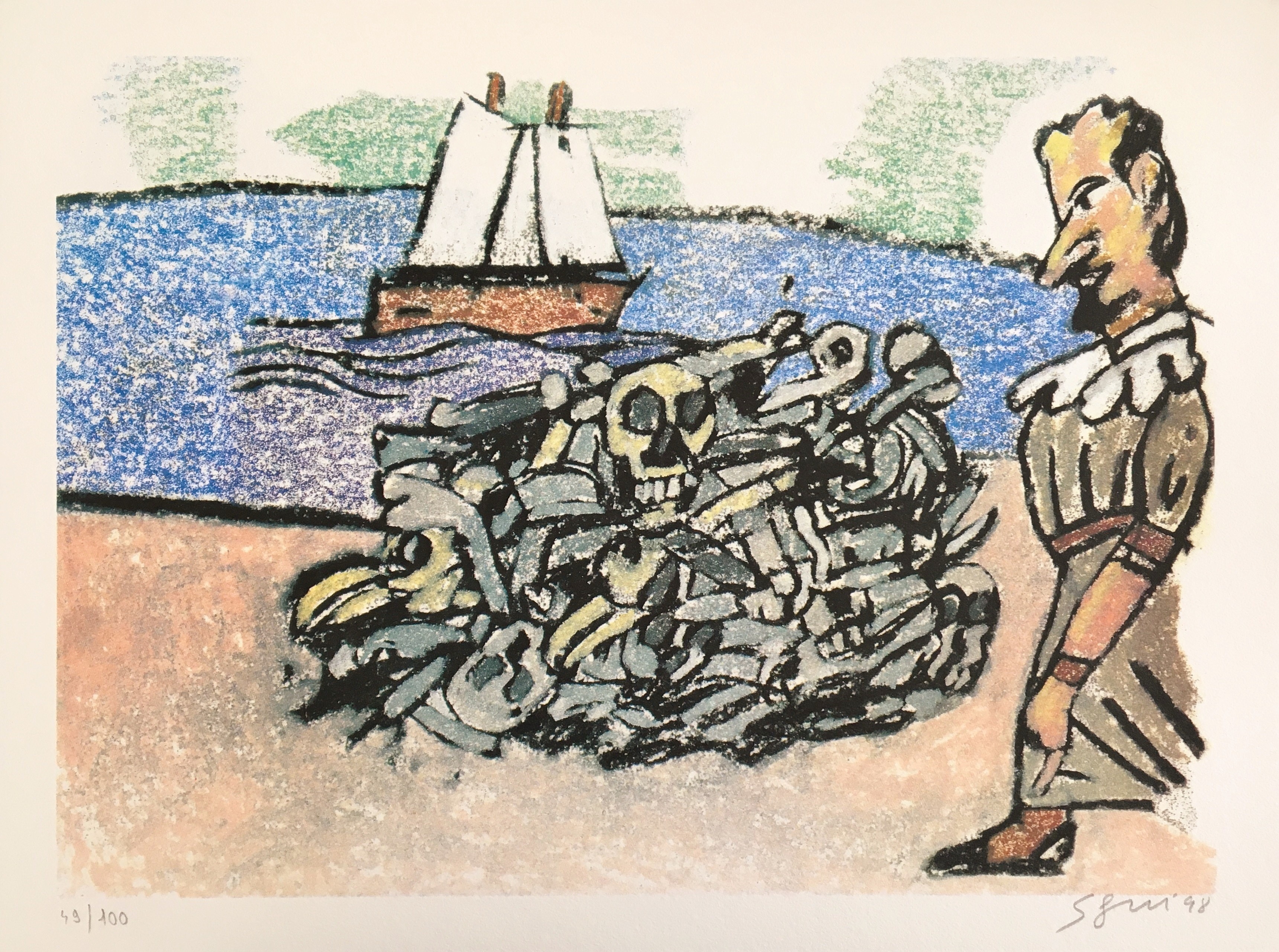 Antonio Segui, L’île de l'insomnie X Antonio Segui, L’île de l'insomnie X