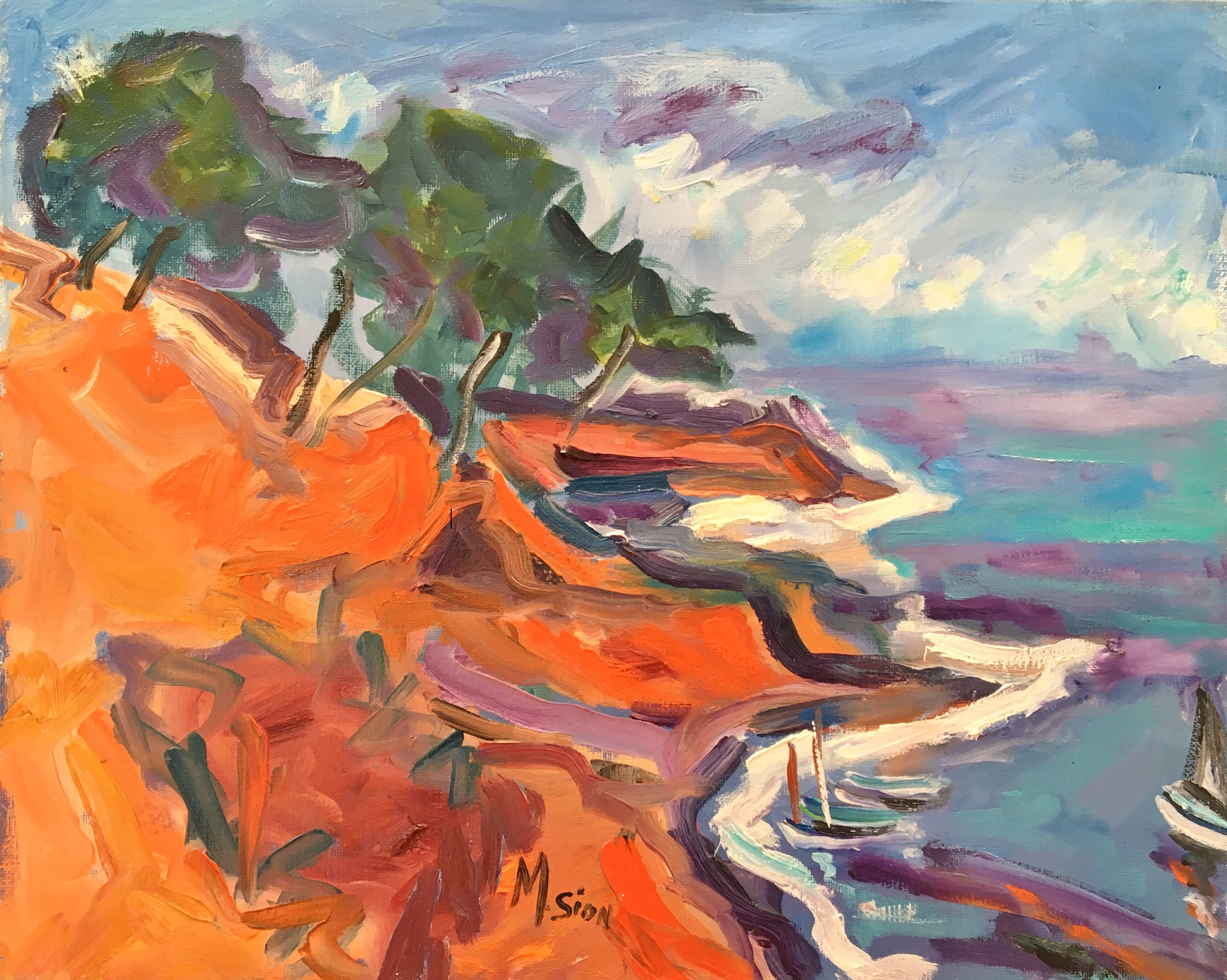 Marie Sion, Les calanques Marie Sion, Les calanques
