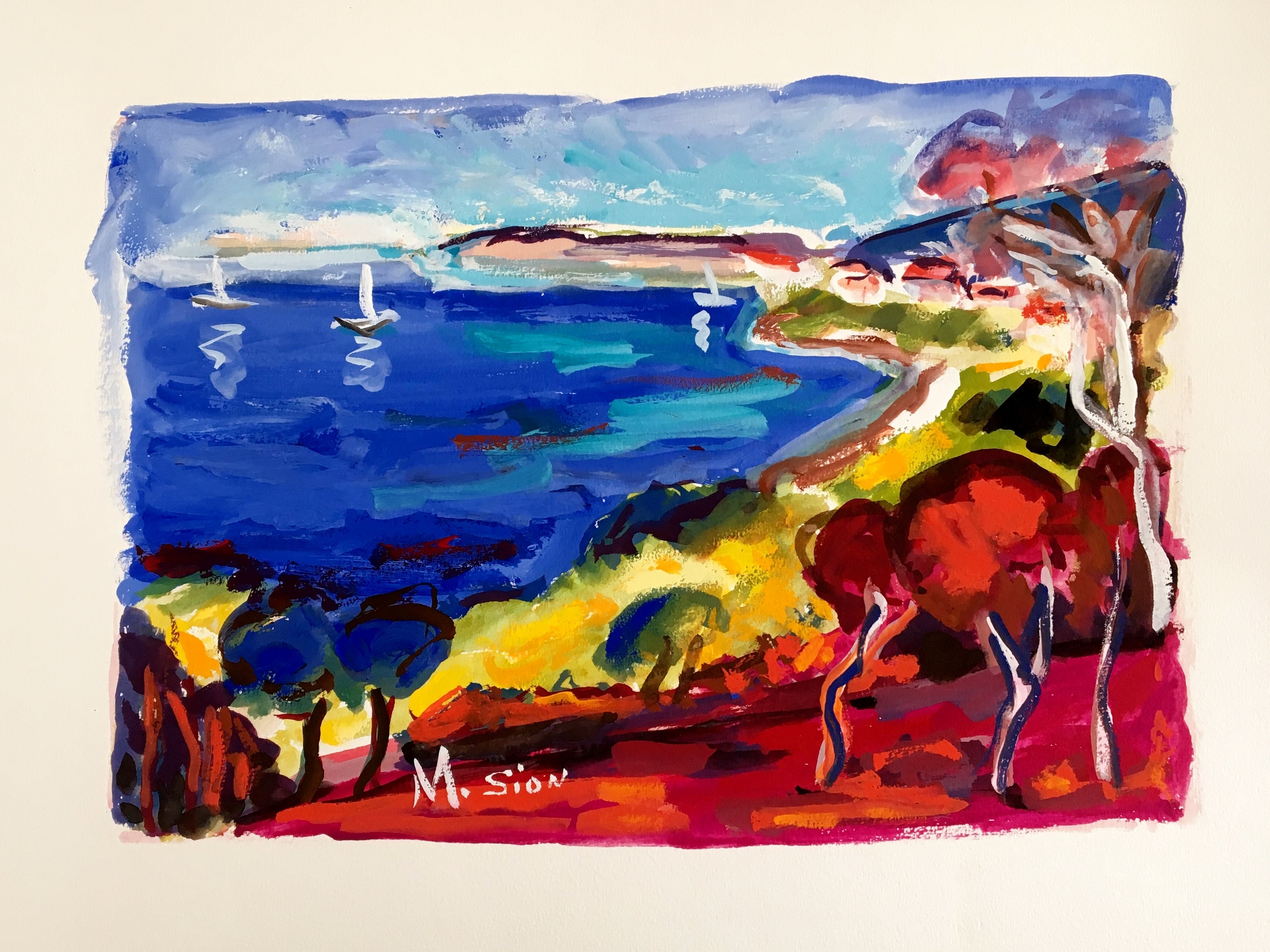 Marie Sion, La baie de Saint-Tropez Marie Sion, La baie de Saint-Tropez