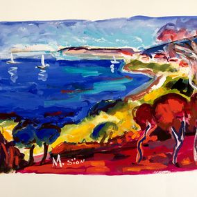 Gemälde, La baie de Saint-Tropez, Marie Sion