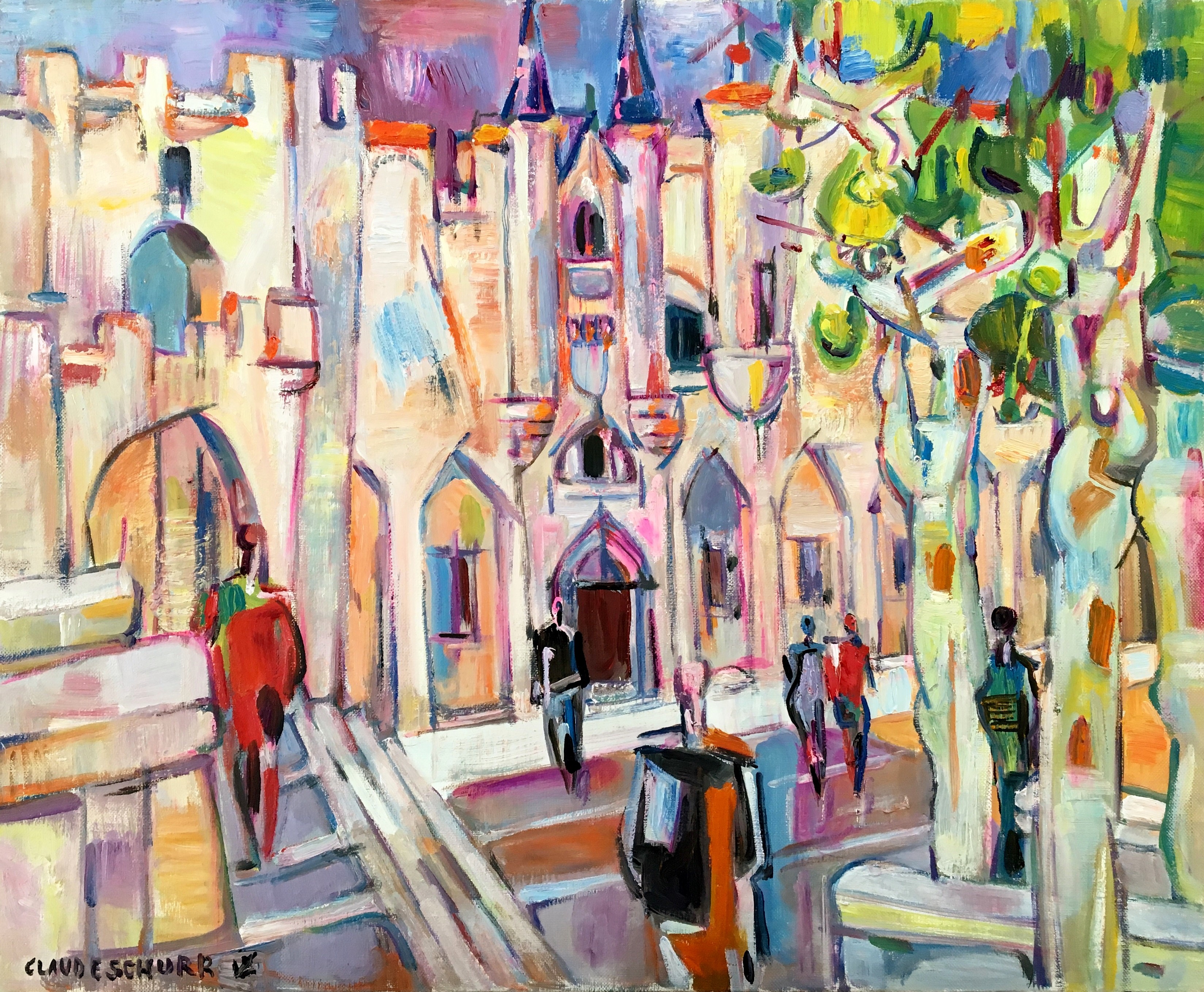Claude Schürr, Au Palais des Papes, Avignon Claude Schürr, Au Palais des Papes, Avignon