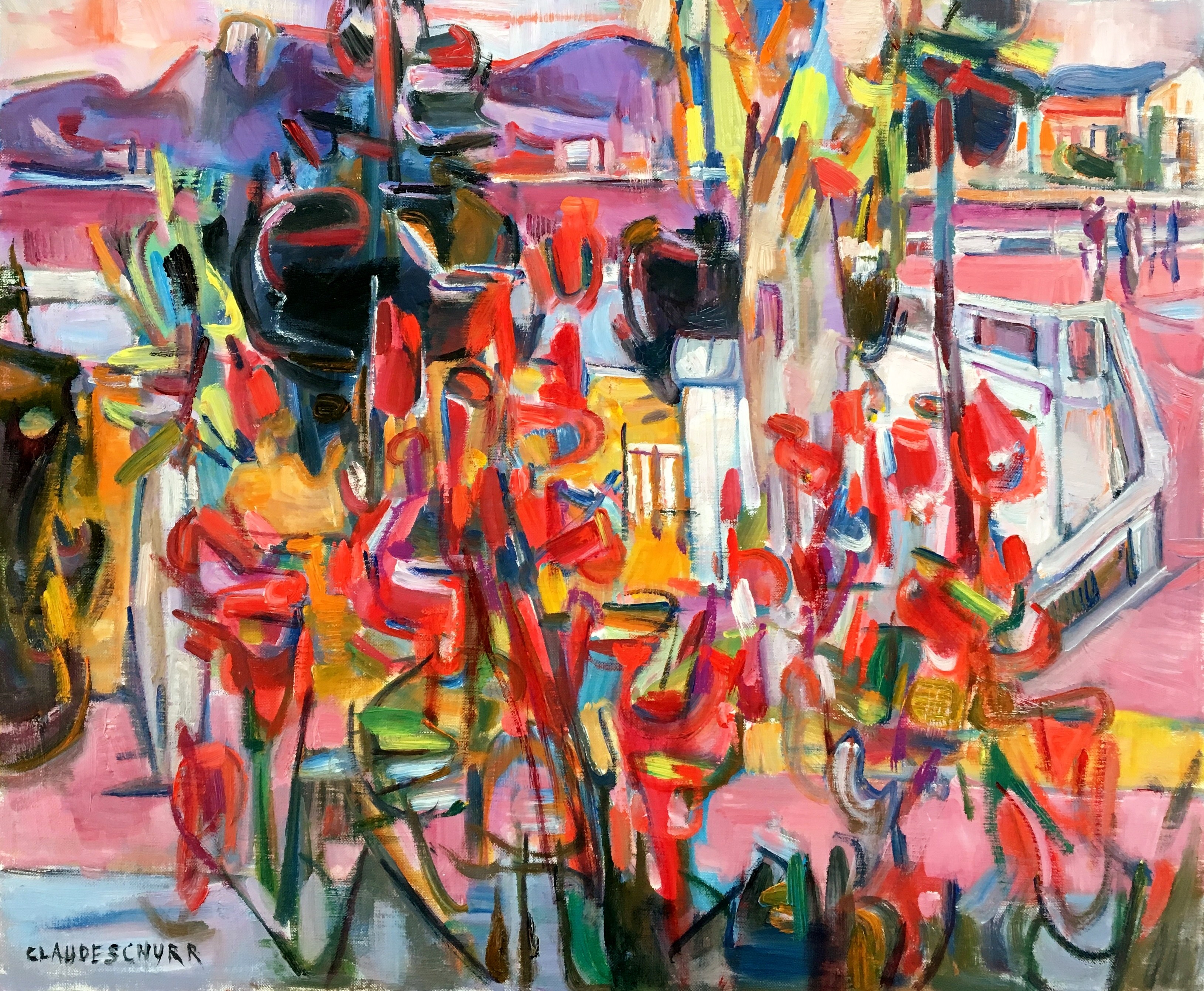 Claude Schürr, Le Port-Canto fleuri, Cannes Claude Schürr, Le Port-Canto fleuri, Cannes