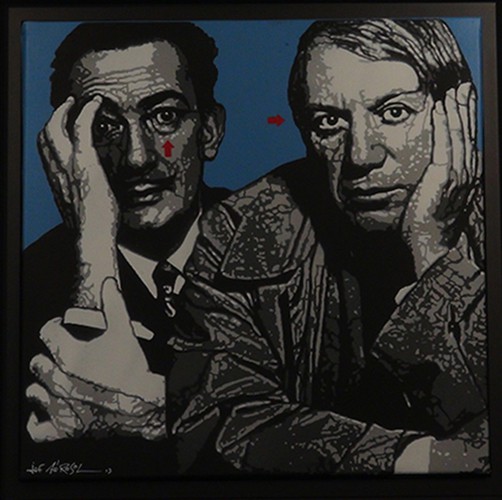 Jef Aérosol, Dali & Picasso Jef Aérosol, Dali & Picasso
