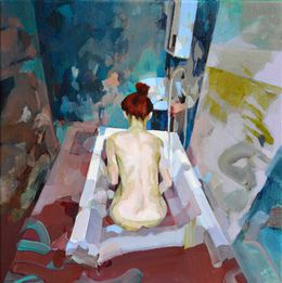 Painting, Voyager (framed), Melinda Matyas