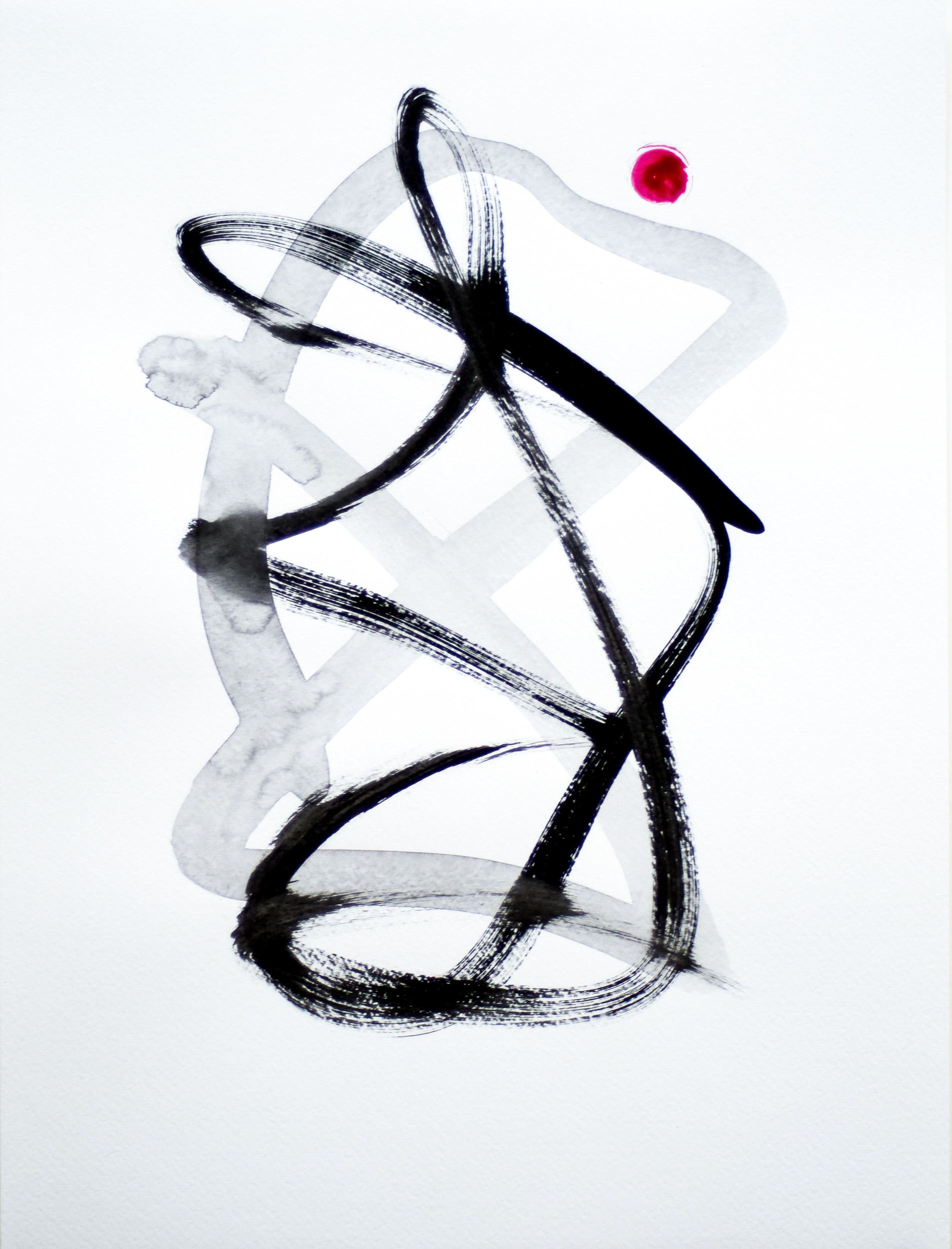 Gina Vor, Sign No. 10 - Black and White Minimalist Abstract (Abstrait Minimaliste Noir et Blanc) Gina Vor, Sign No. 10 - Black and White Minimalist Abstract (Abstrait Minimaliste Noir et Blanc)