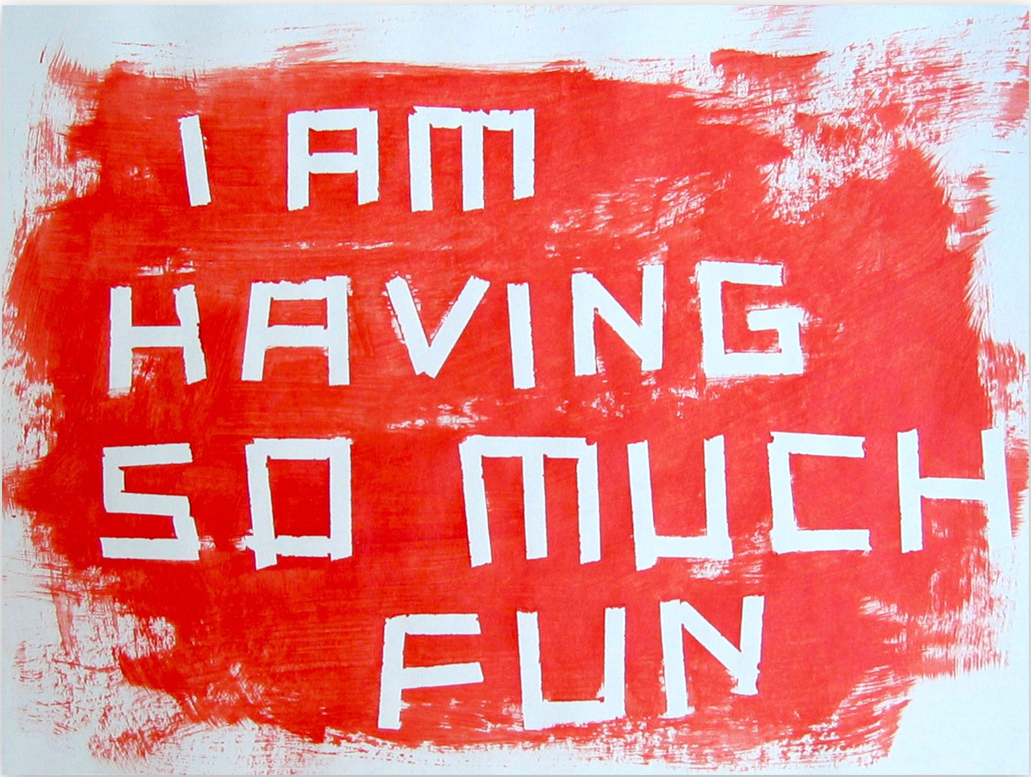 Daniel Göttin, A12 - I am having so much fun Daniel Göttin, A12 - I am having so much fun
