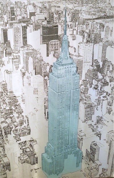 Michael Wallner, Empire State Building (blue) Michael Wallner, Empire State Building (blue)