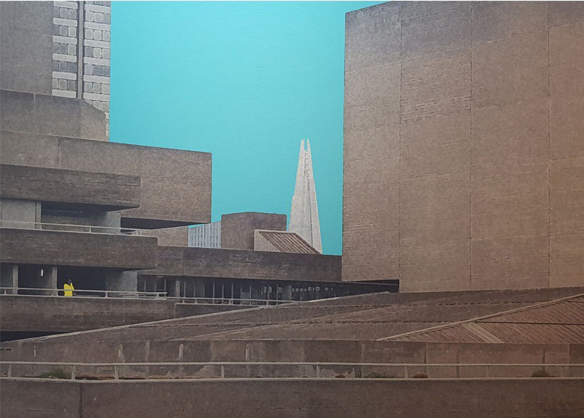 Michael Wallner, National Theatre (blue sky) Michael Wallner, National Theatre (blue sky)