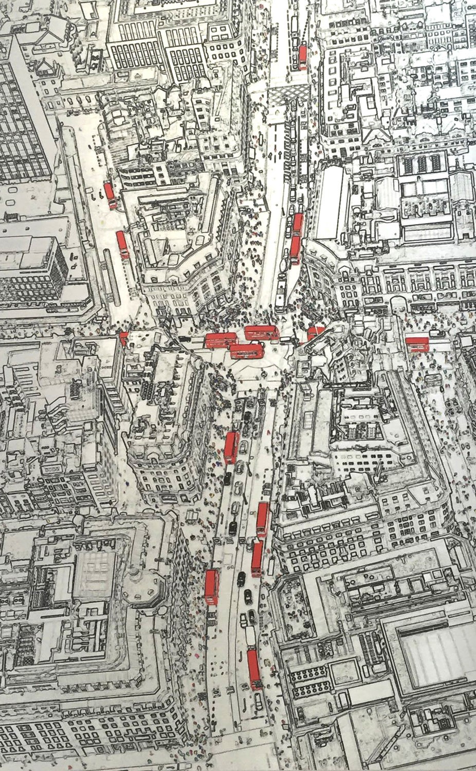 Michael Wallner, Little London: Oxford Circus From Above Michael Wallner, Little London: Oxford Circus From Above