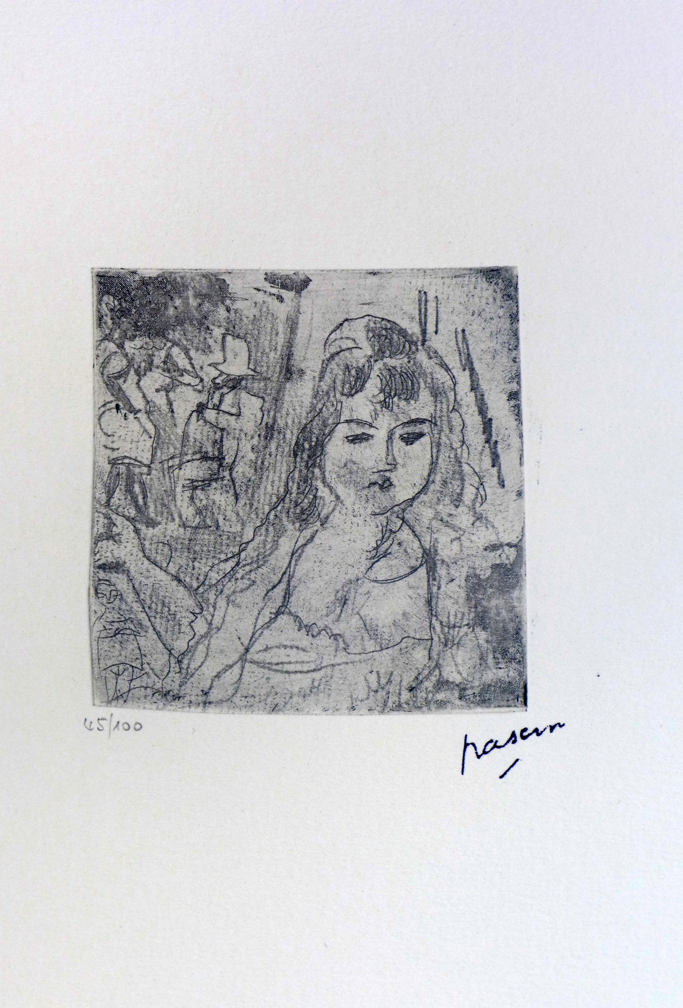 Jules Pascin, Personnage d'Amerique Jules Pascin, Personnage d'Amerique