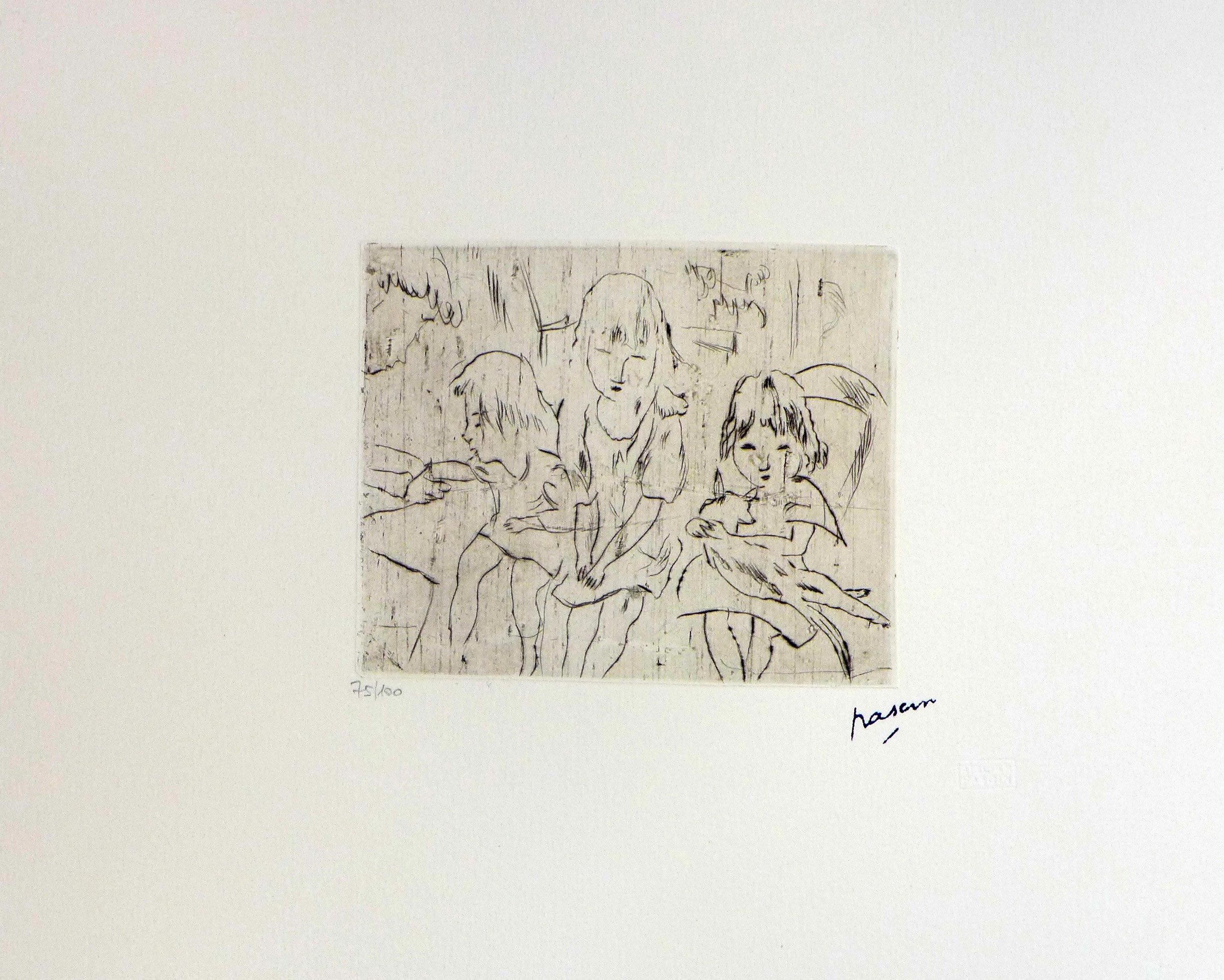 Jules Pascin, Trois petites filles Jules Pascin, Trois petites filles
