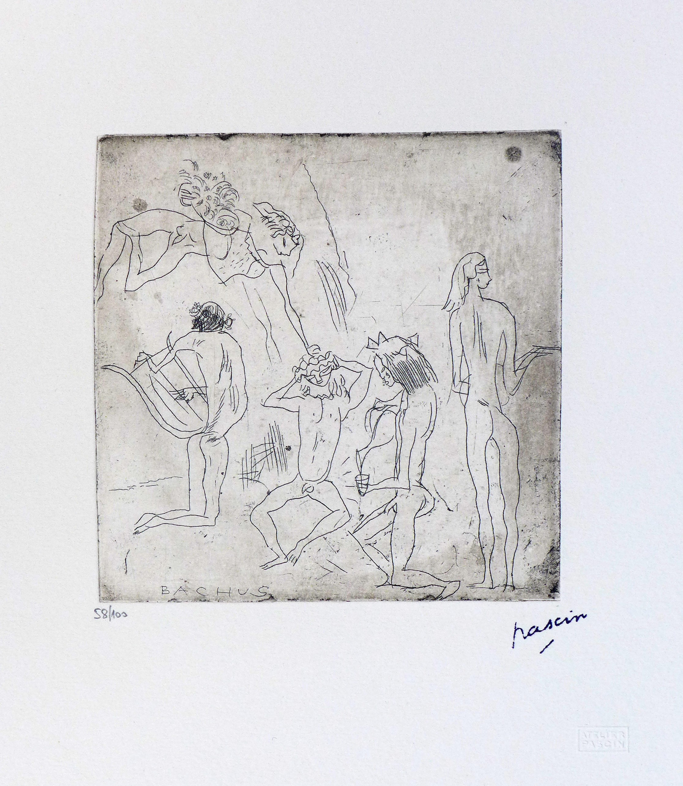 Jules Pascin, Bachus Jules Pascin, Bachus