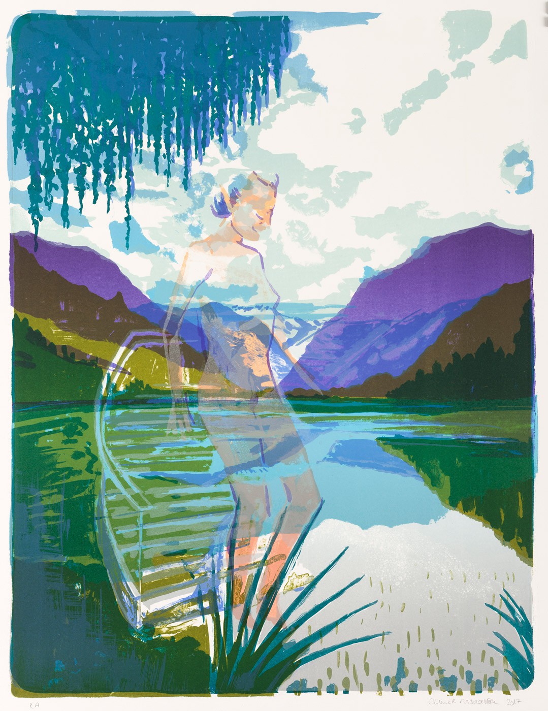 Olivier Masmonteil, Baigneuse 4 (Sur la Fontaine River) Olivier Masmonteil, Baigneuse 4 (Sur la Fontaine River)