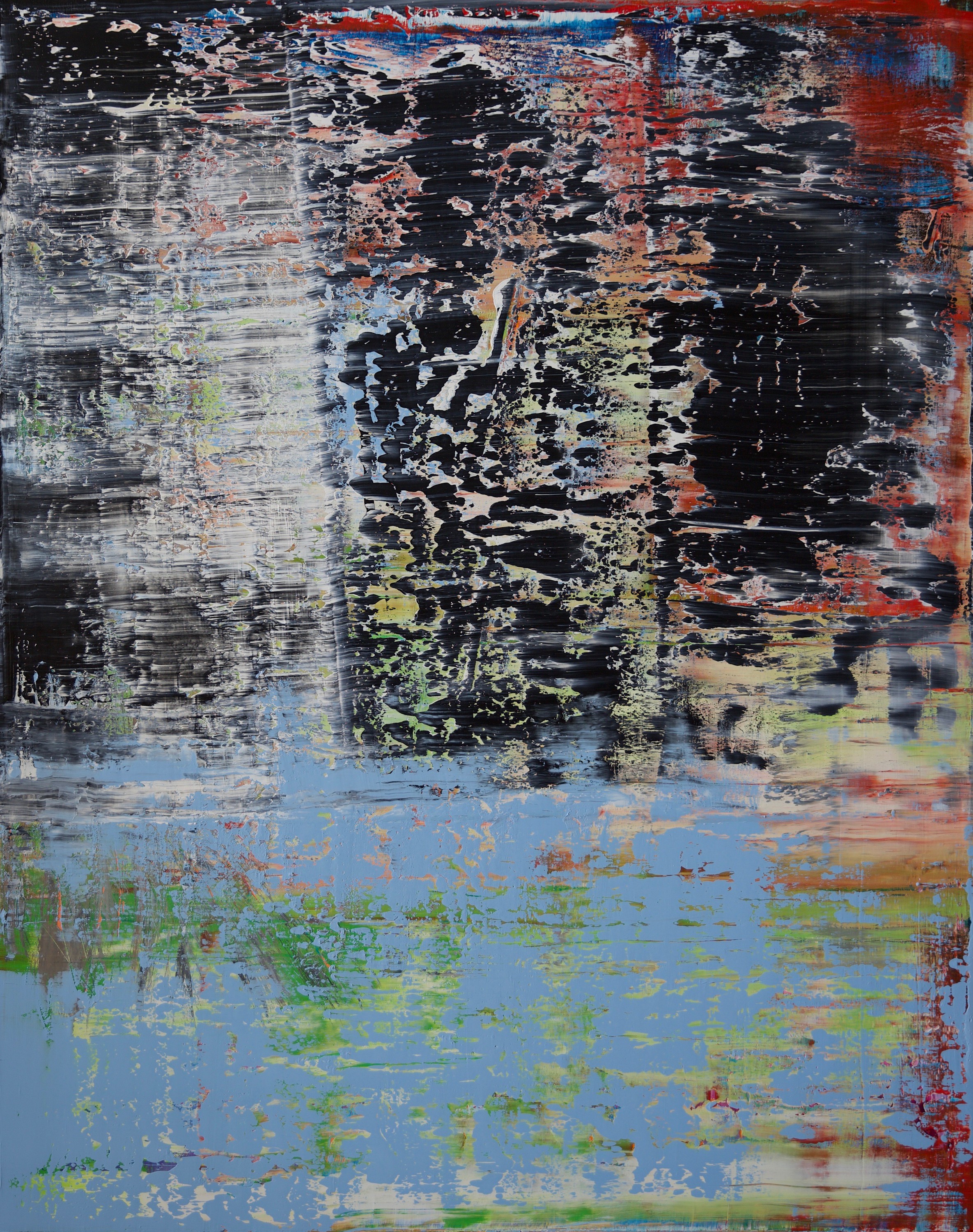 Harry James Moody, Abstract with Sky-Blue n°388 Harry James Moody, Abstract with Sky-Blue n°388