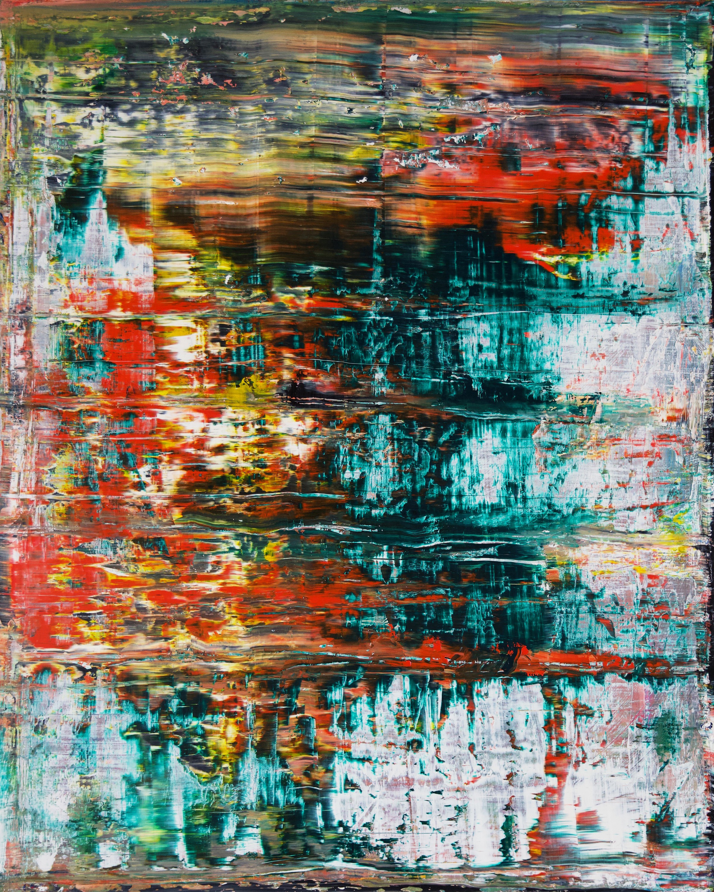 Harry James Moody, Abstract Green n°425 Harry James Moody, Abstract Green n°425