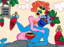 Peace love and wine, Christelle Link