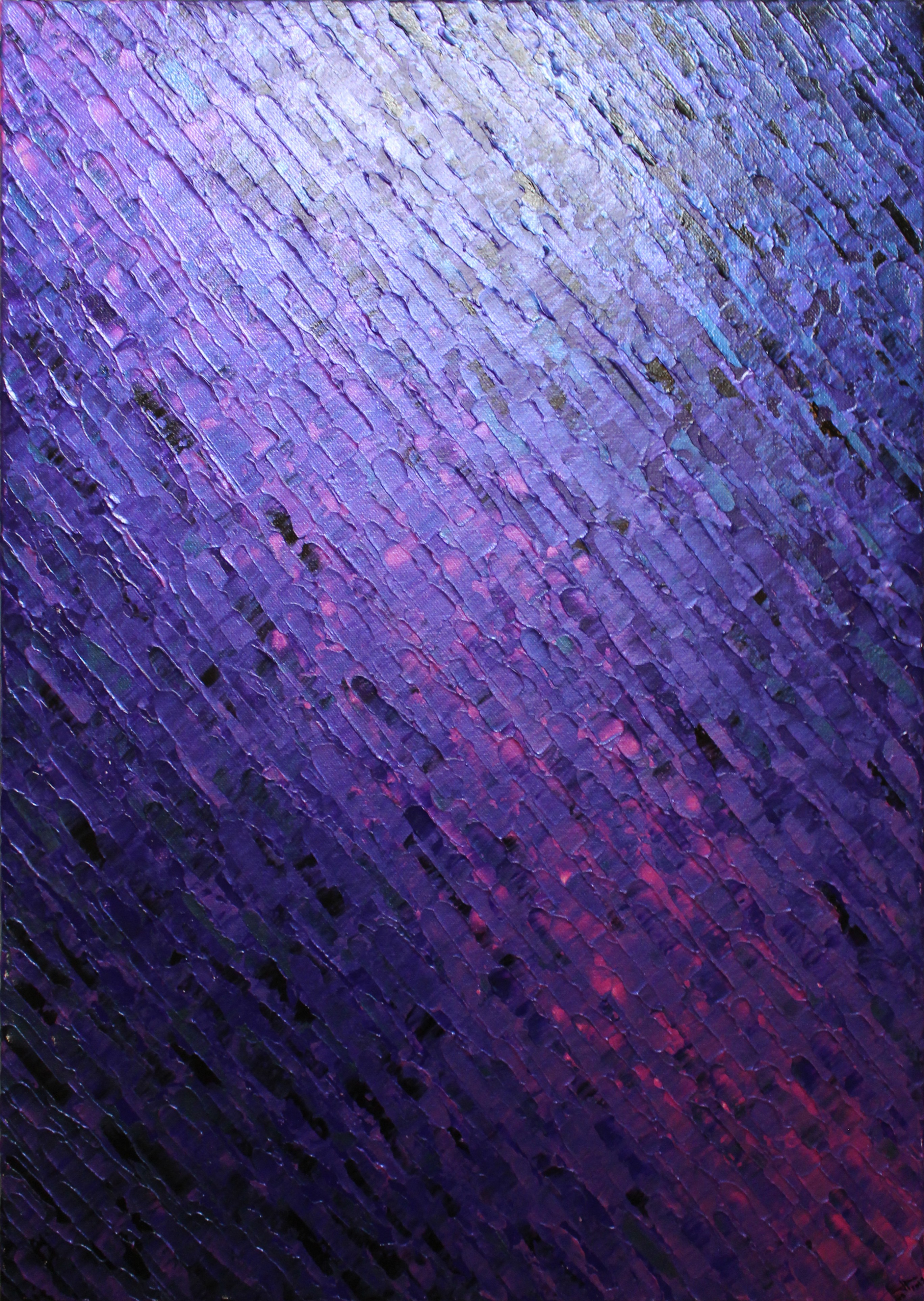 Jonathan Pradillon, Texture couteau violacée Jonathan Pradillon, Texture couteau violacée