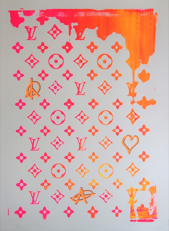 ▷ My Kid Just Ruined Louis Vuitton AP (fluo orange/pink) by Ziegler T, 2019 Print | Artsper (610047)
