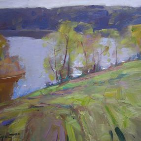 Peinture, Au Lac, Sergey Kovalenko