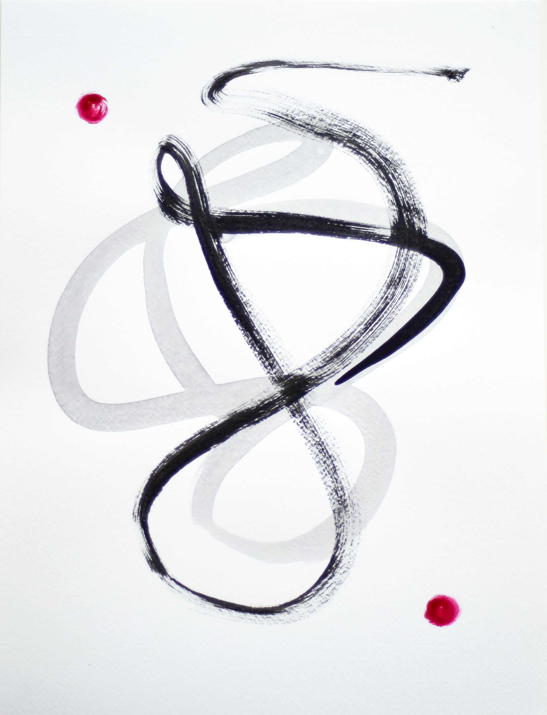 Gina Vor, Sign No. 15 - Black and White Minimalist Abstract (Abstrait Minimaliste Noir et Blanc) Gina Vor, Sign No. 15 - Black and White Minimalist Abstract (Abstrait Minimaliste Noir et Blanc)