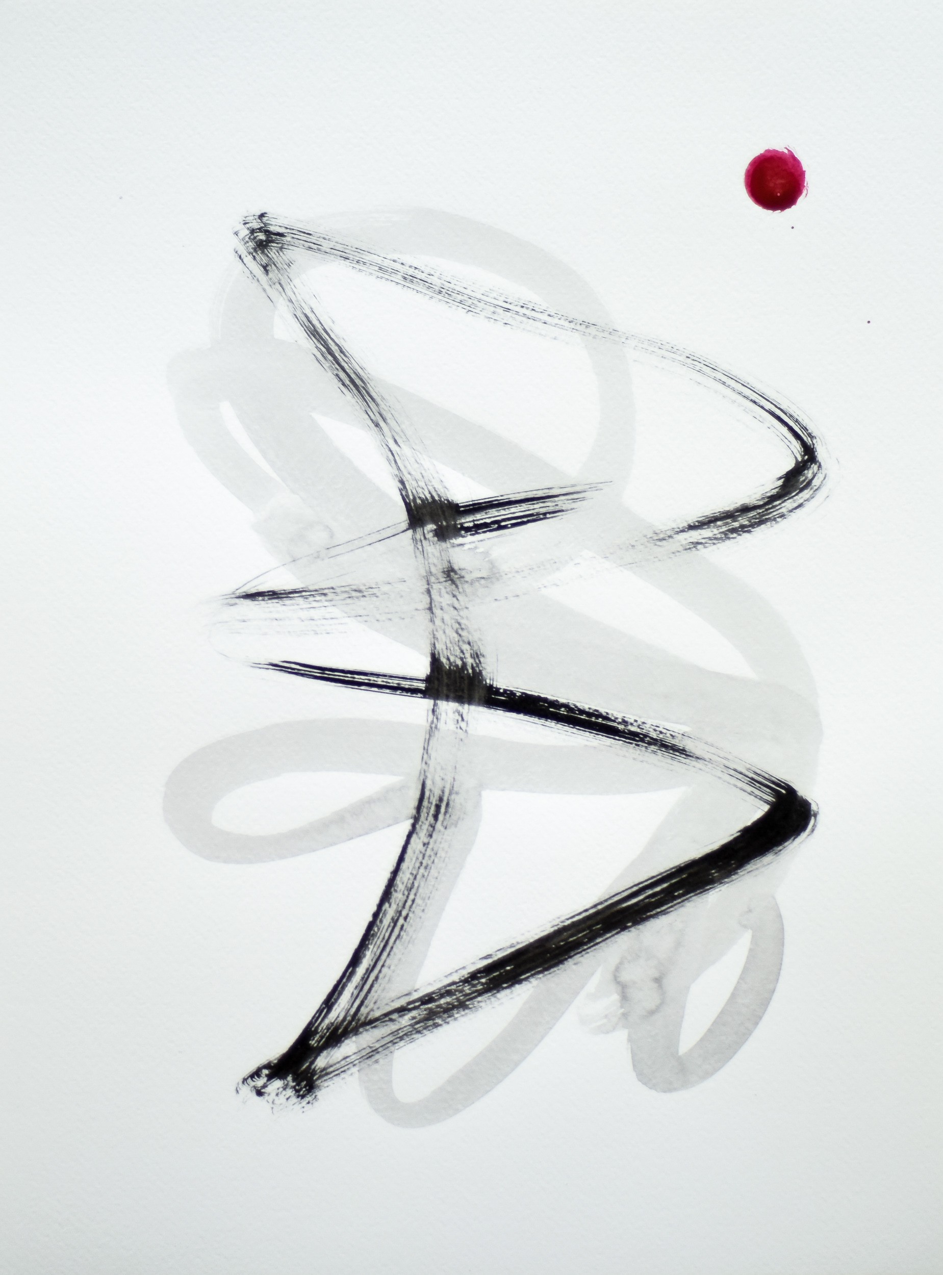 Gina Vor, Sign No. 16 - Black and White Minimalist Abstract (Abstrait Minimaliste Noir et Blanc) Gina Vor, Sign No. 16 - Black and White Minimalist Abstract (Abstrait Minimaliste Noir et Blanc)
