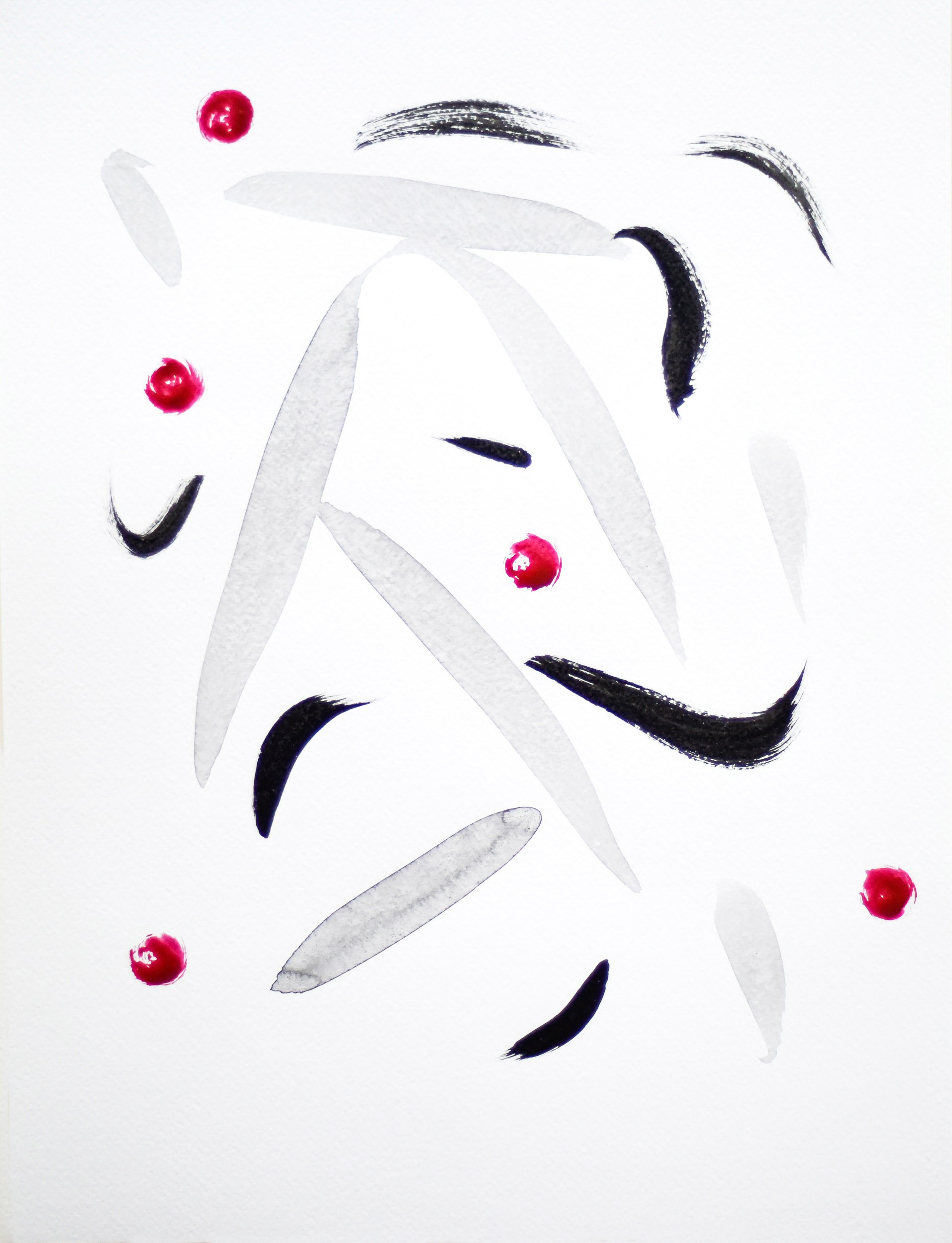 Gina Vor, Sign No. 17 - Black and White Minimalist Abstract (Abstrait Minimaliste Noir et Blanc) Gina Vor, Sign No. 17 - Black and White Minimalist Abstract (Abstrait Minimaliste Noir et Blanc)