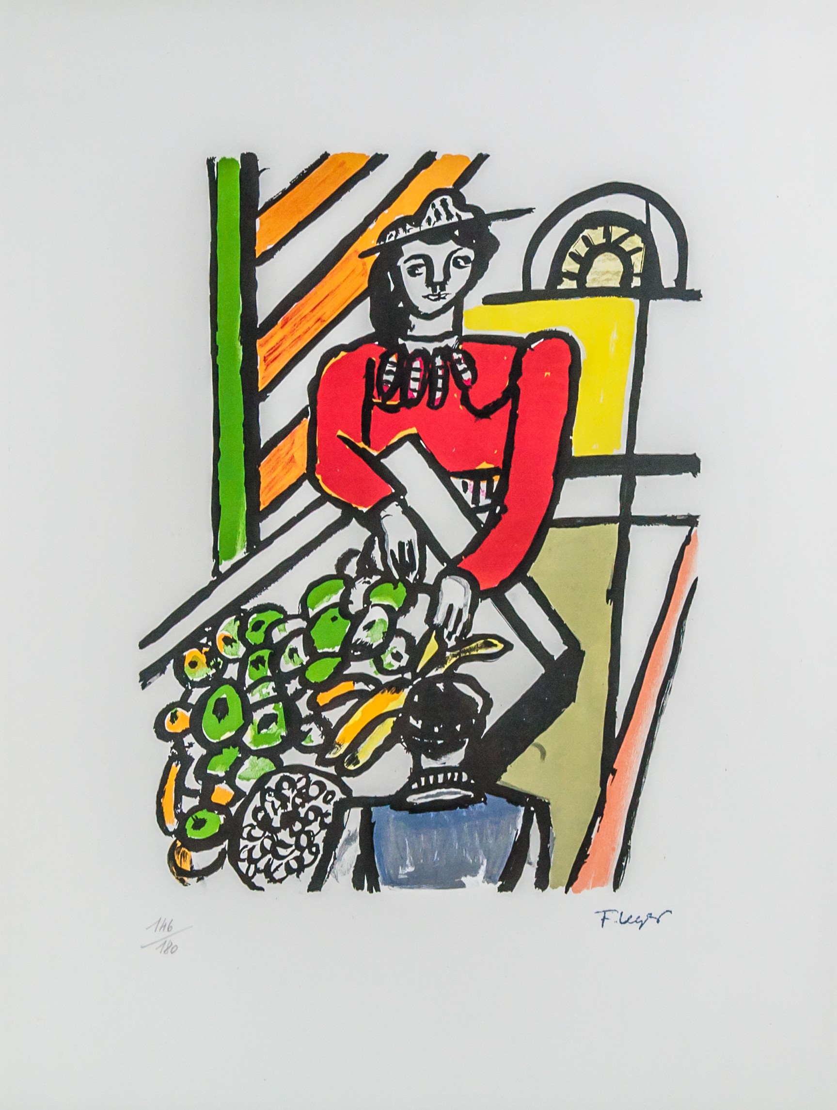 Fernand Léger, La marchande des quatre saisons Fernand Léger, La marchande des quatre saisons