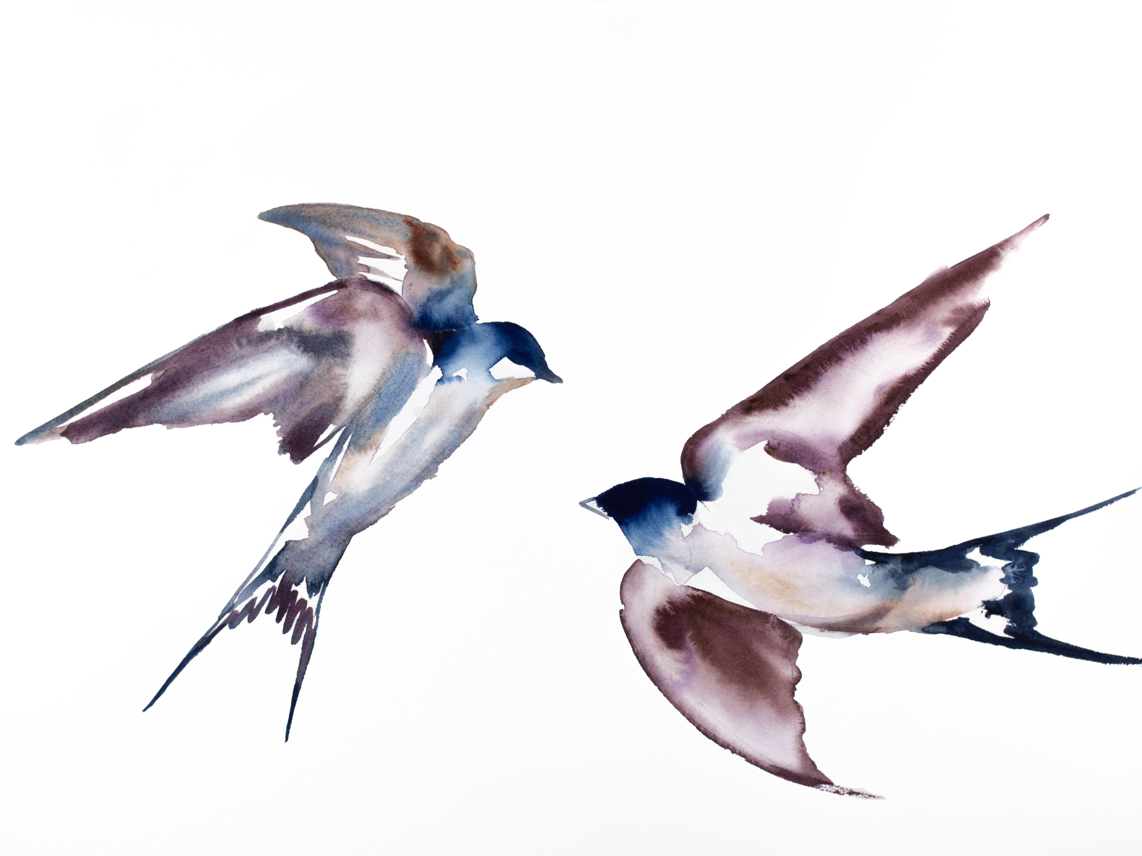 Elizabeth Becker, Swallows in Flight No. 20 Elizabeth Becker, Swallows in Flight No. 20