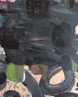 Her disappointed kiss (in black), Andrew Weir