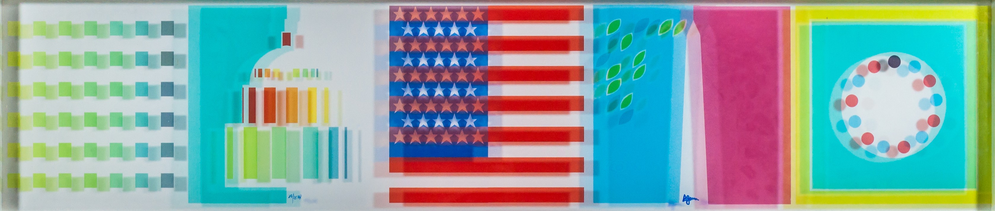 Yaacov Agam, Spirit of America (Americana Series) Yaacov Agam, Spirit of America (Americana Series)