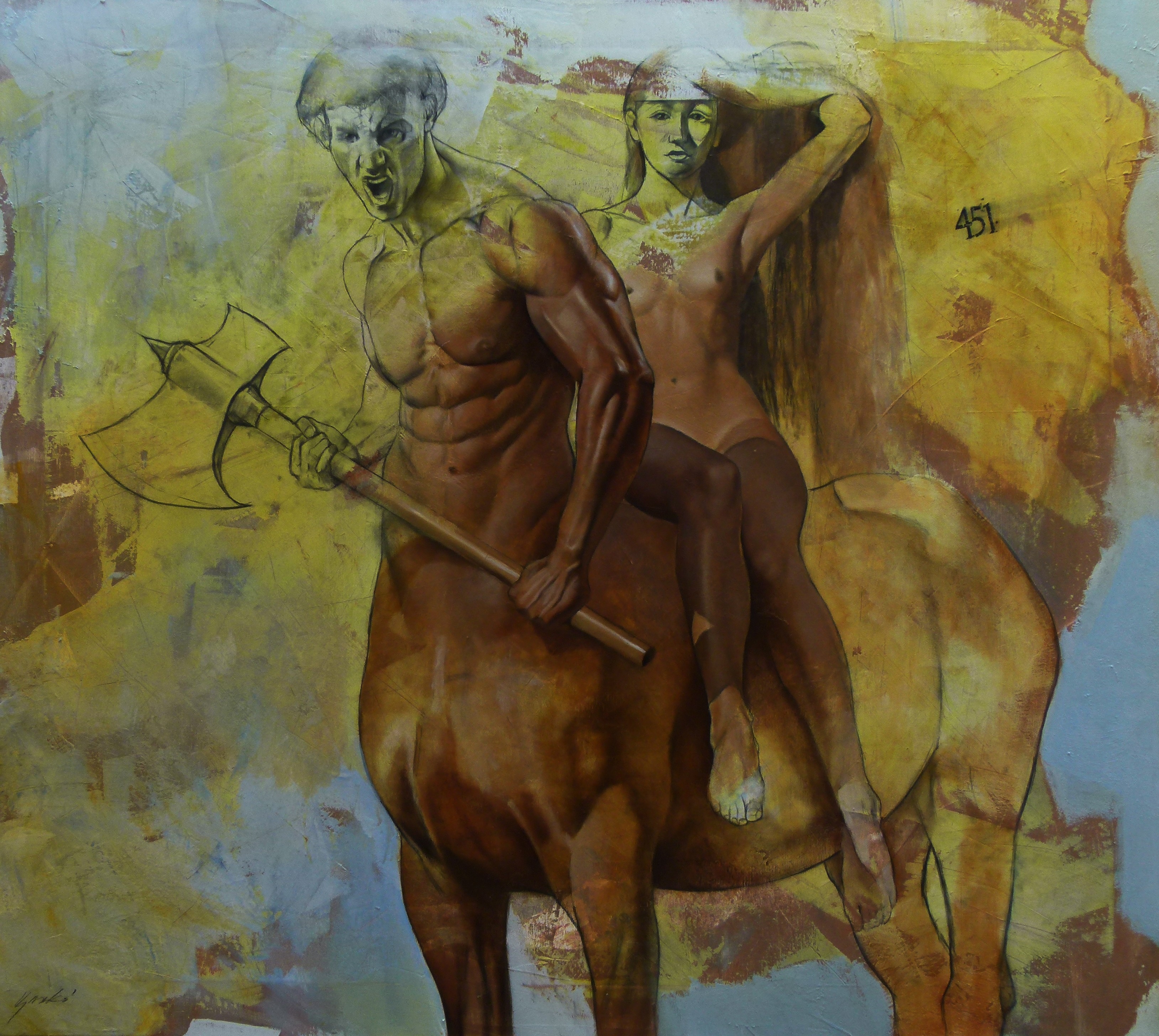 Tsanko Tsankoff, The Abduction of Hippodamia Tsanko Tsankoff, The Abduction of Hippodamia