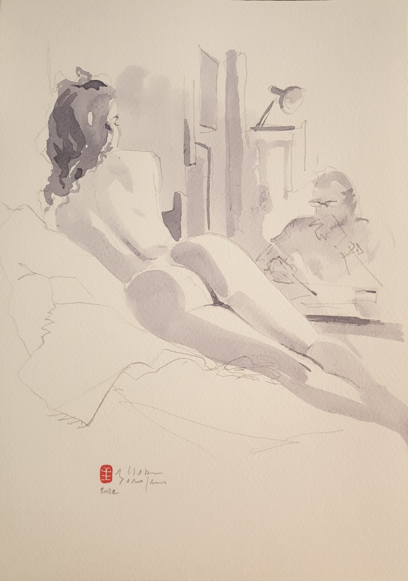 Hossein Borojeni, Atelier d'artiste Hossein Borojeni, Atelier d'artiste