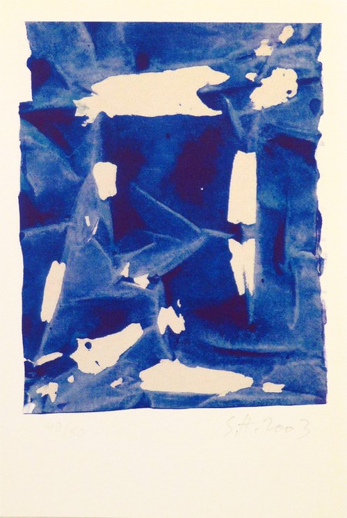 Simon Hantaï, Empreinte I, Édition sur papier fine art Hahnemuehle