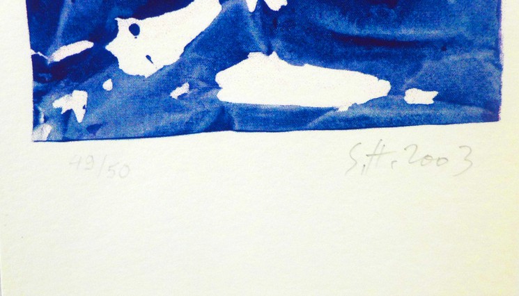 Simon Hantaï, Empreinte I, Édition sur papier fine art Hahnemuehle