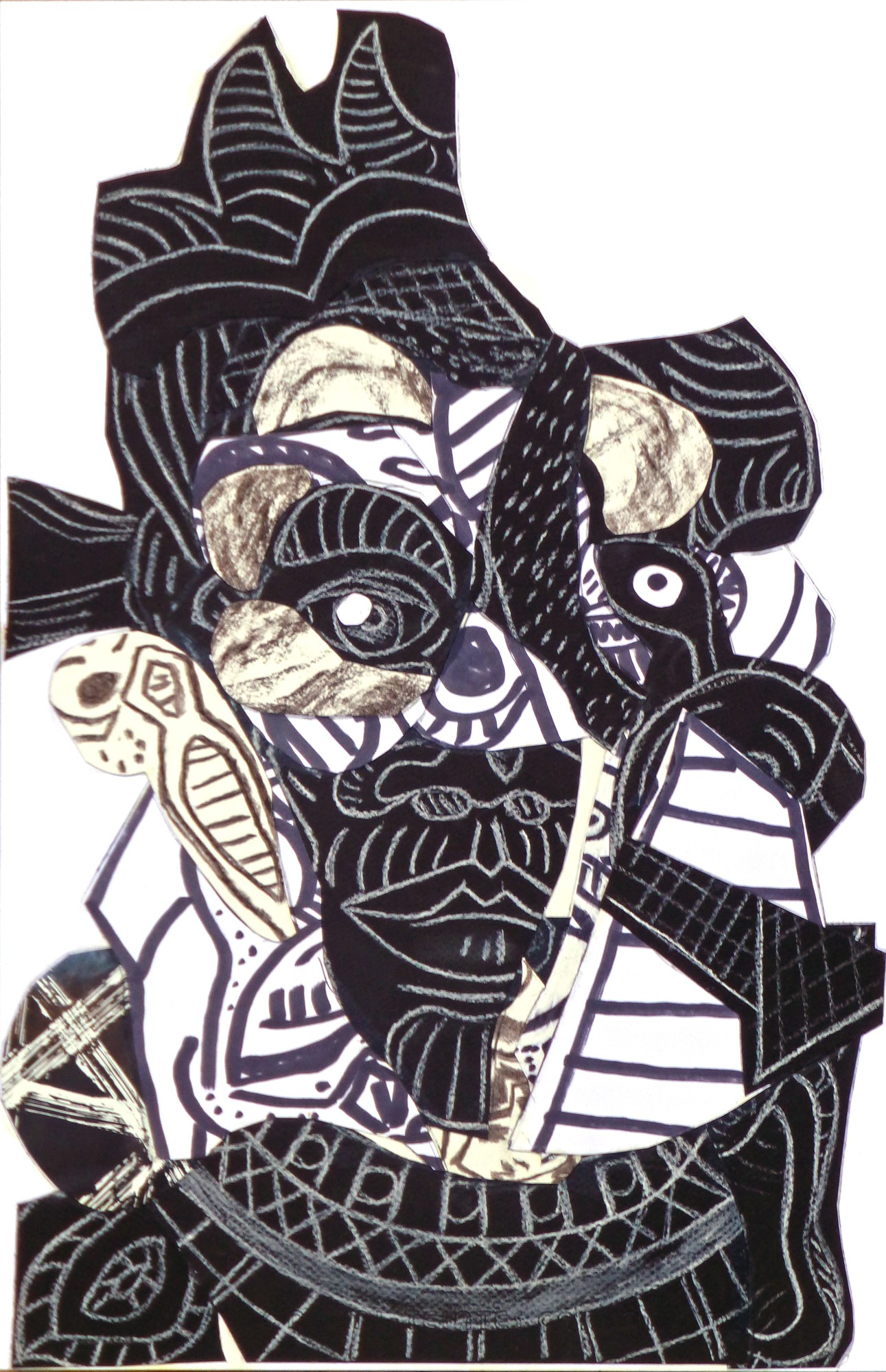 Pascal Marlin, Homme noir et blanc Pascal Marlin, Homme noir et blanc