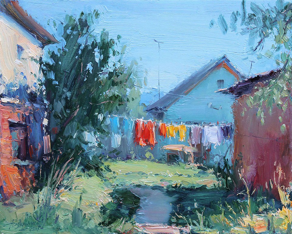 Yuriy Demiyanov, In The Courtyard Yuriy Demiyanov, In The Courtyard