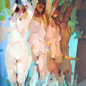 Painting, The silence of animals (framed), Melinda Matyas