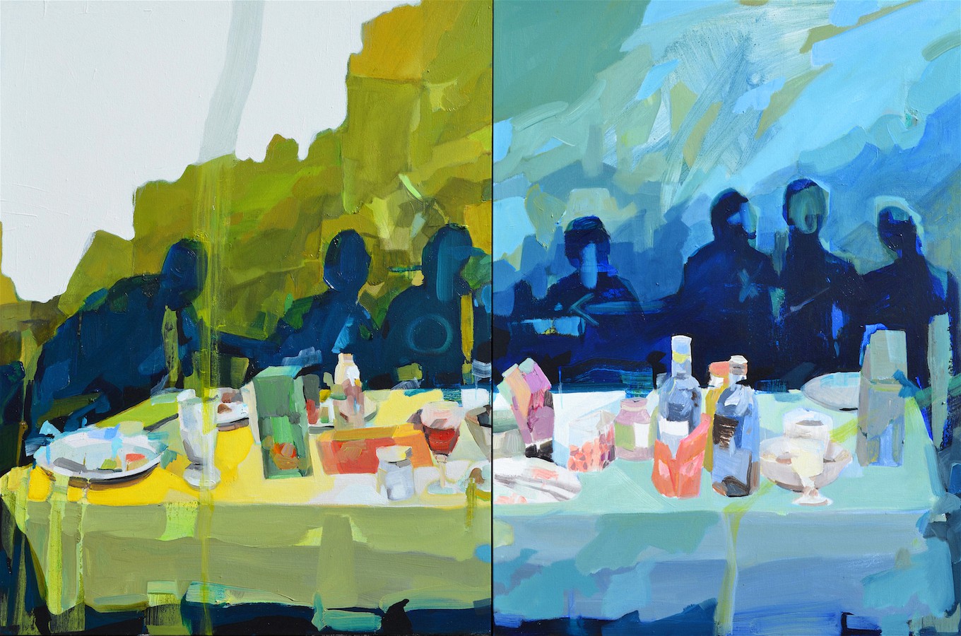 Melinda Matyas, Seven days running over the fields (diptych) Melinda Matyas, Seven days running over the fields (diptych)