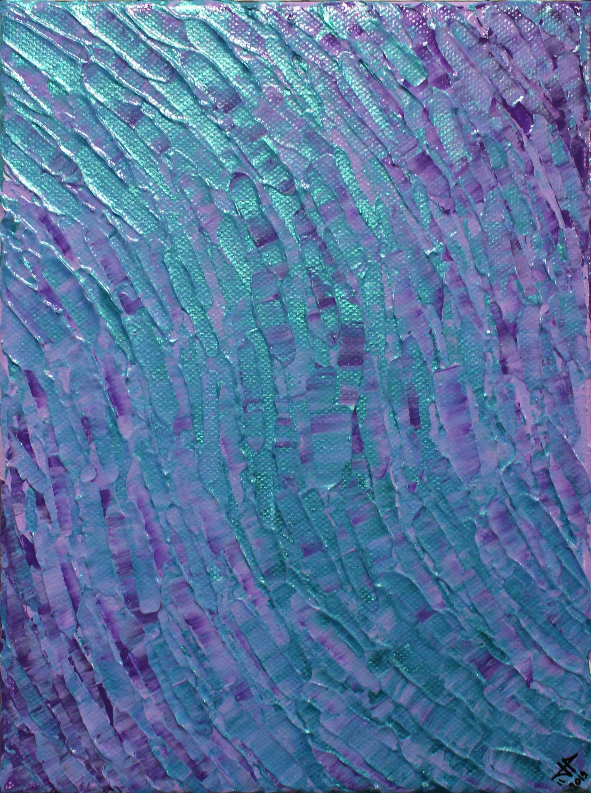 Jonathan Pradillon, Mouvement texture / Bleu Violet Jonathan Pradillon, Mouvement texture / Bleu Violet