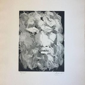 Print, Head of Oedipus, Giacomo Manzú
