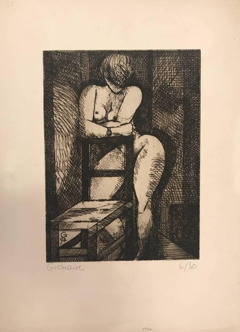 Marcel Gromaire, Nu à la Chaise Marcel Gromaire, Nu à la Chaise